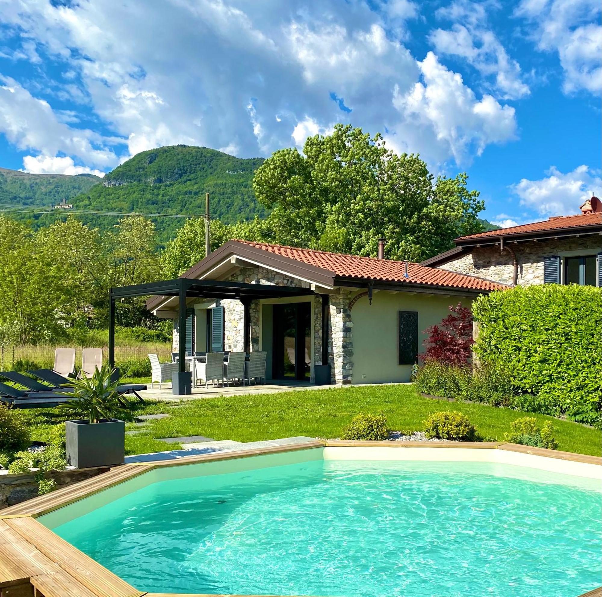 Villa Larius Gravedona Exterior foto